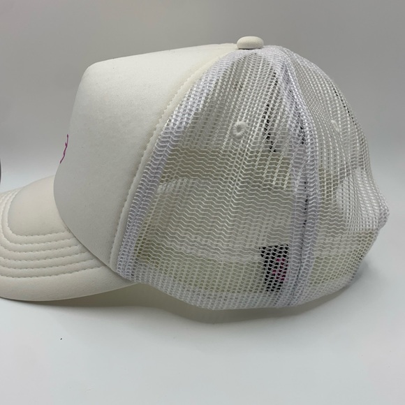 White Pinkdolphin SnapBack Trucker Hat - Picture 4 of 5